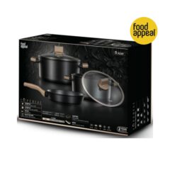 סט סירים 5 חלקים - IMPERIAL שחור. פוד אפיל. מתנות לחג לעובדים - סמארט פרסום