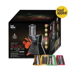 פומפיה חשמלית / הקוצץ החשמלי המקורי 6 ב – 1, 40038 ANYSLICE, פוד אפיל. מתנות לעובדים סמארט פרסום