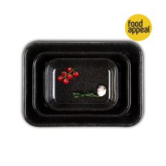 מארז 3 תבניות מלבניות אמייל, שחור 51979 ENAMELWARE, פוד אפיל. מתנות לעובדים סמארט פרסום